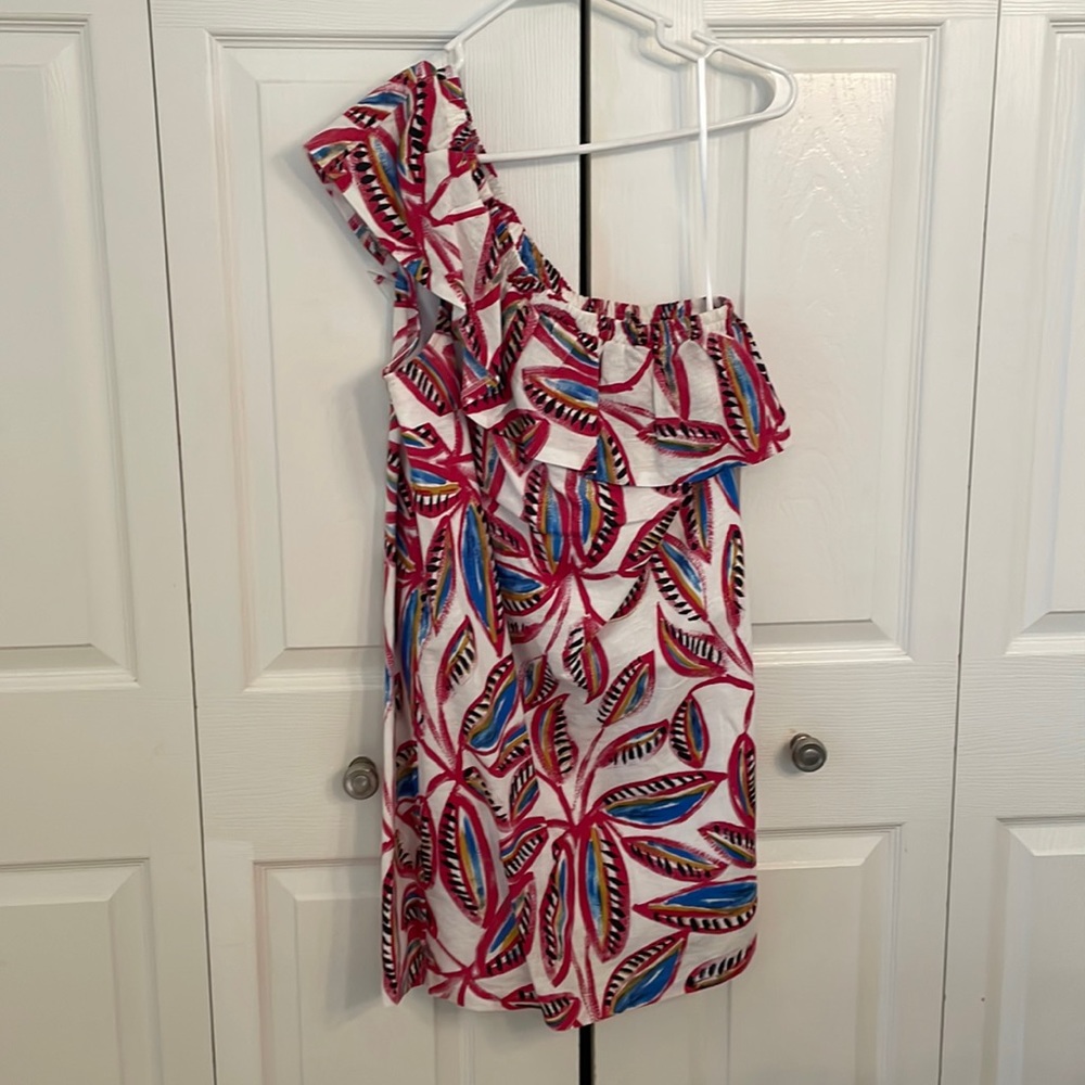 J Crew One Shoulder Dress